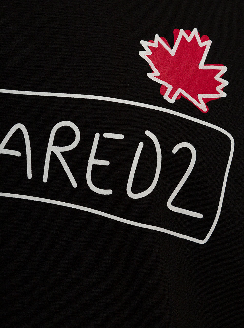 Black Cotton T-Shirt With Logo Print Tshirts And Polo Shirts
