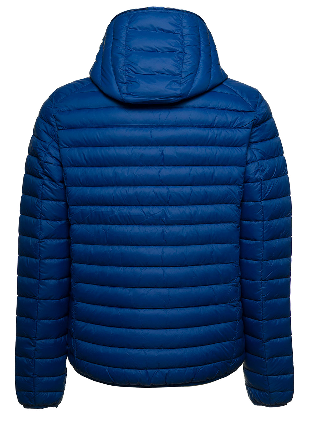 Save The Duck Mans Donald Blue Quilted Nylon Ecological Down Jacket Blu