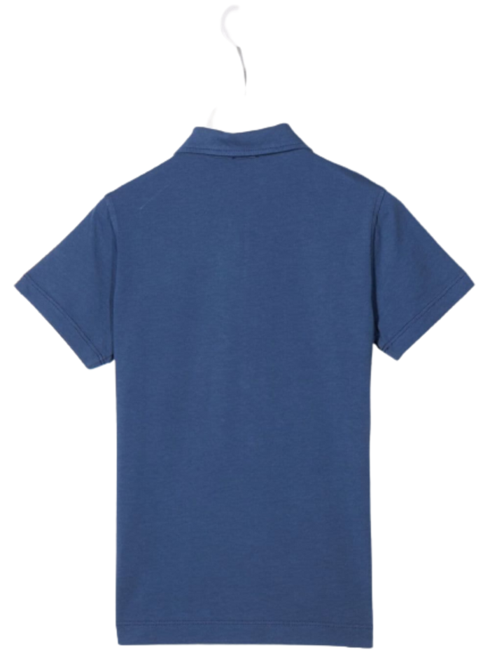 Il Gufo Kids Boy S Blue Cotton Piquet Polo Shirt With Logo Light Tshirts And