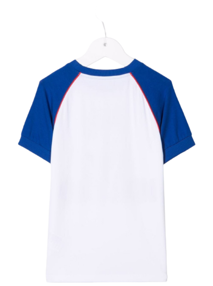 Moschino Boy Jersey T-Shirt With Teddy Bear Logo Cotton Elastane Tshirts And Polo Shirts