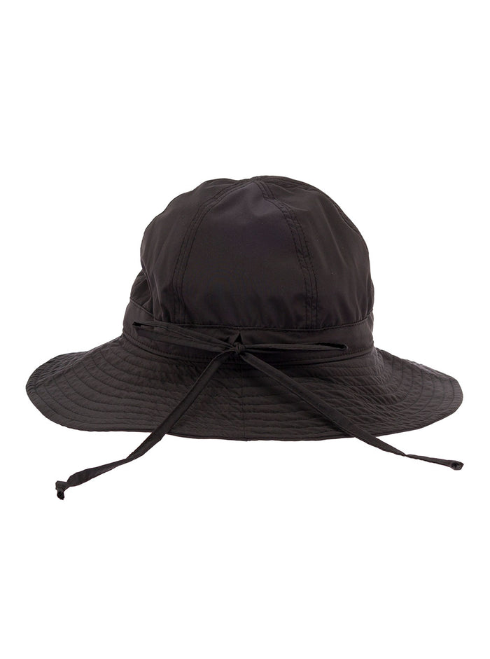 Black Nylon Hat With Woman Gcds Logo Polyamide And Gloves