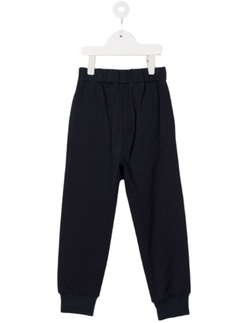 Il Gufo Kids Boys Blue Jersey Jogger With Drawstring Blu Cotton Trousers