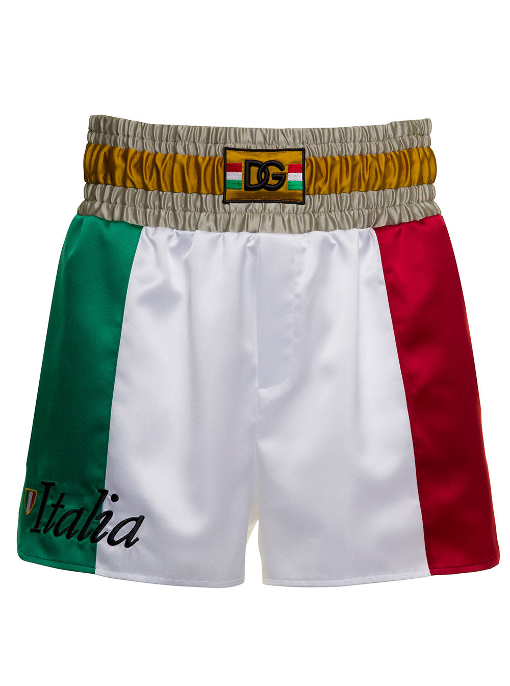 Italy Dolce & Gabbana Man Bermuda Shorts Acetate Polyamide Elastane And