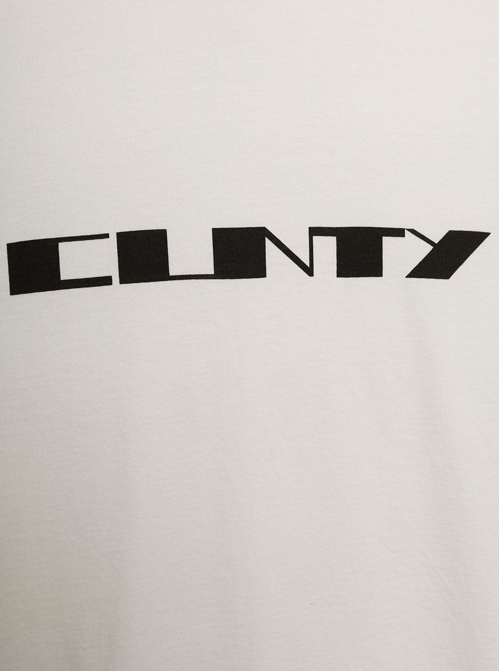 Drkshdw White Cotton Mant-Shirt With Print Tshirts And Polo Shirts