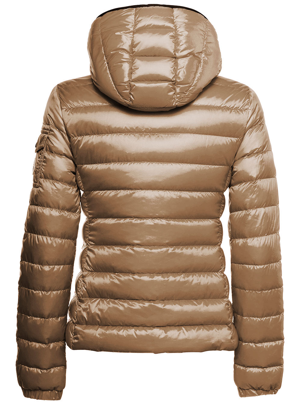 Moncler Bles Woman Beige Quilted Nylon Down Jacket