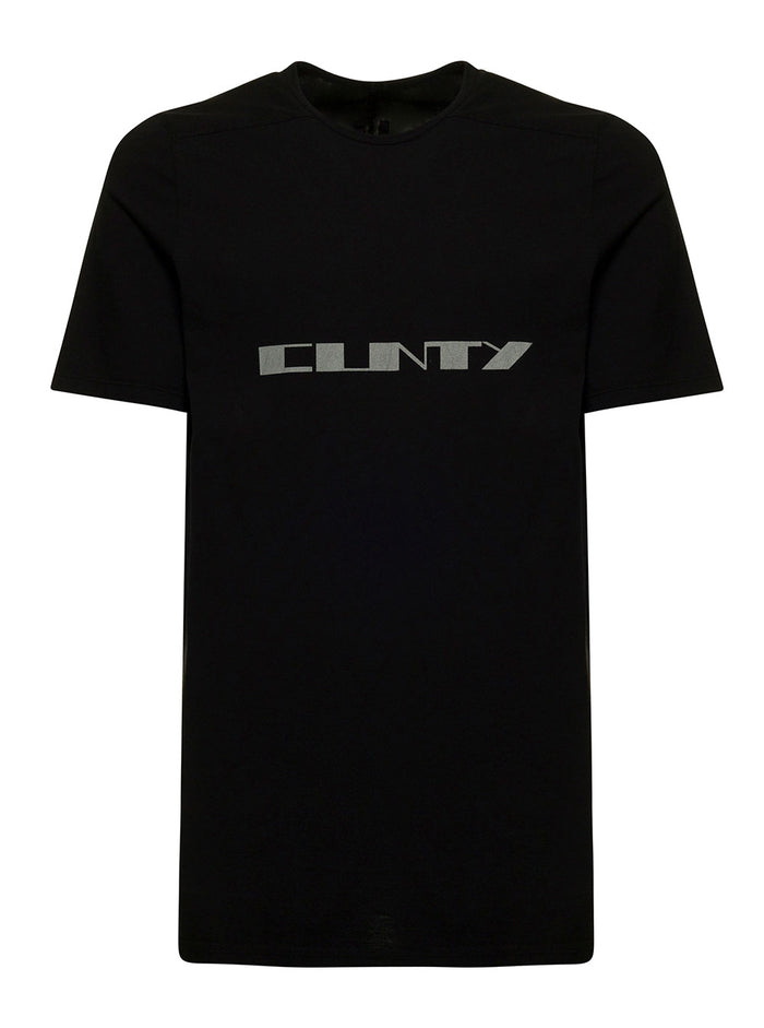 Drkshdw Black Cotton Man T-Shirt With Print Tshirts And Polo Shirts