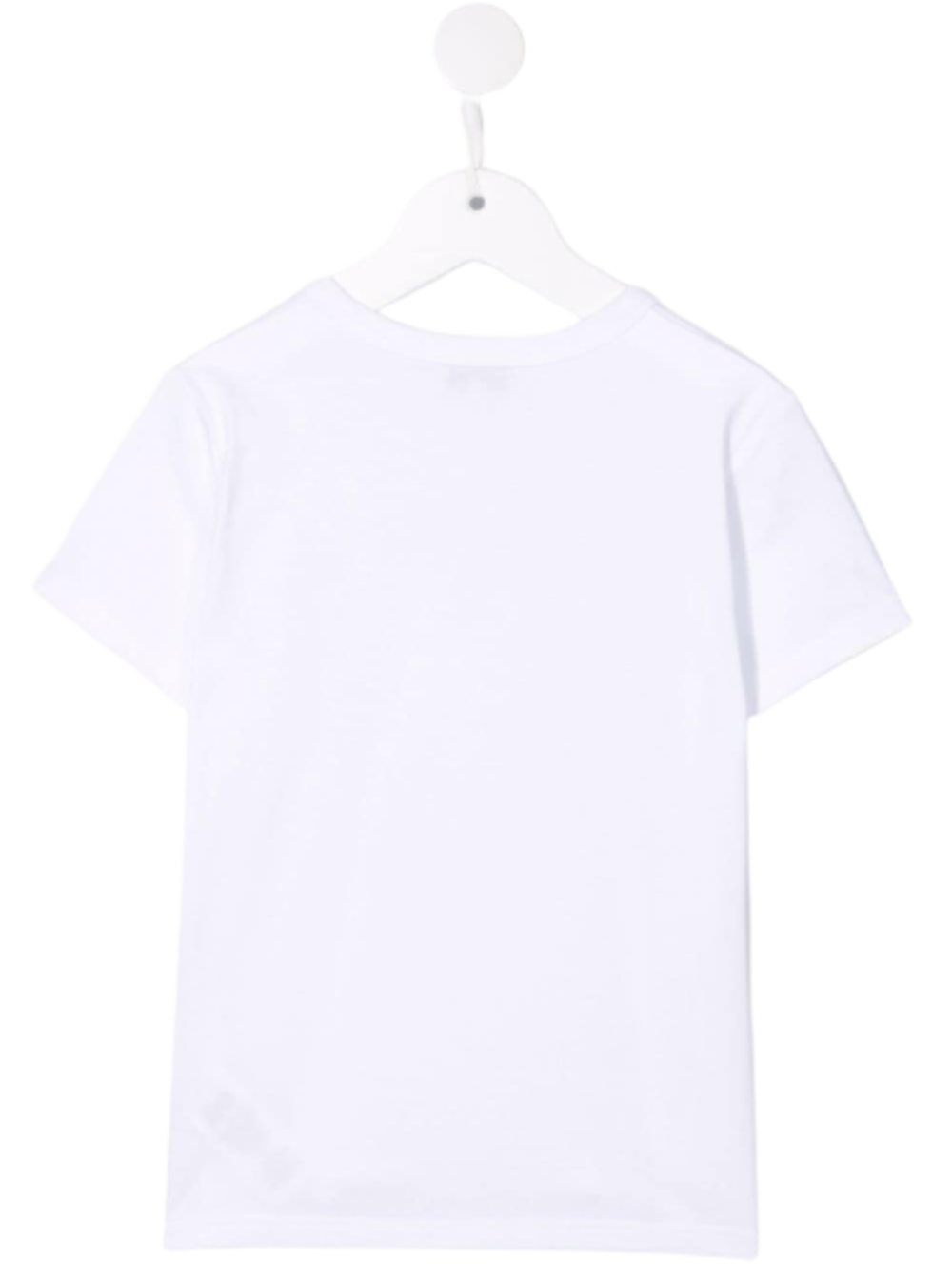 Marc Jacobs Girl White Cotton T-Shirt With Logo Tshirts And Polo Shirts