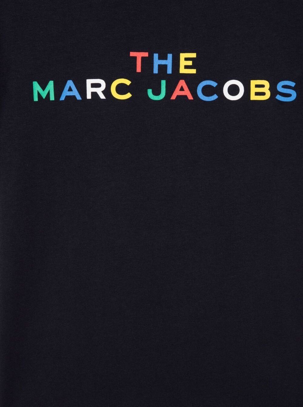 Marc Jacobs Kids Boys Blue Cotton T-Shirt With Logo Blu Tshirts And Polo Shirts