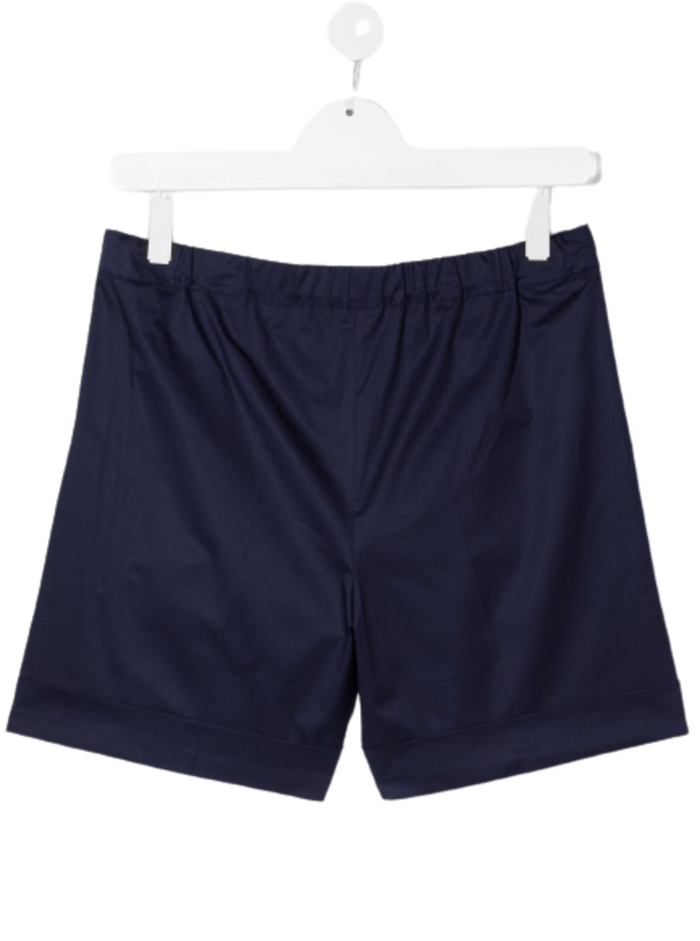 Il Gufo Kids Girls Blue Cotton Shorts Blu Elastane And Bermuda