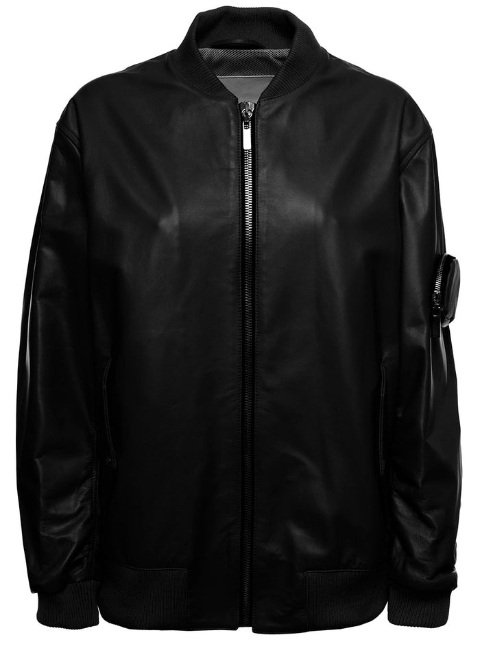 Anthony Regina Womans Black Leather Jacket