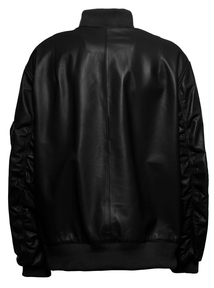 Anthony Regina Womans Black Leather Jacket