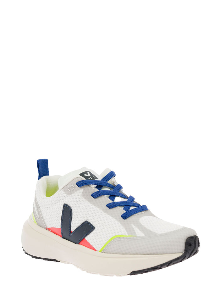 Veja Boys Canary Recycled Fabric Sneakers White Polyester