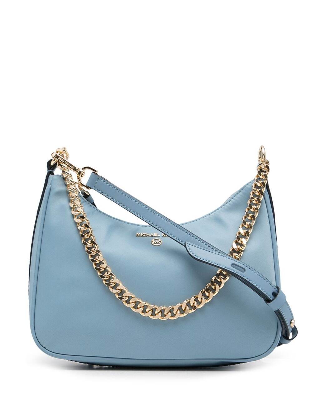 Jet Set Charm Md Conv Pouchette Xbody Solid Gabardine Nylon Blu Crossbody Bags