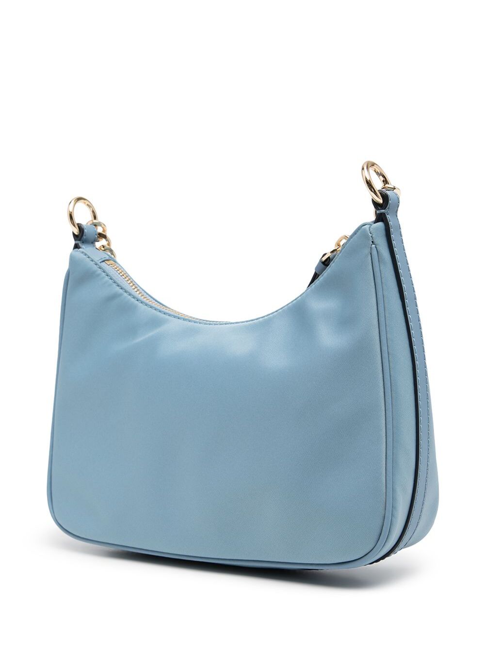 Jet Set Charm Md Conv Pouchette Xbody Solid Gabardine Nylon Blu Crossbody Bags