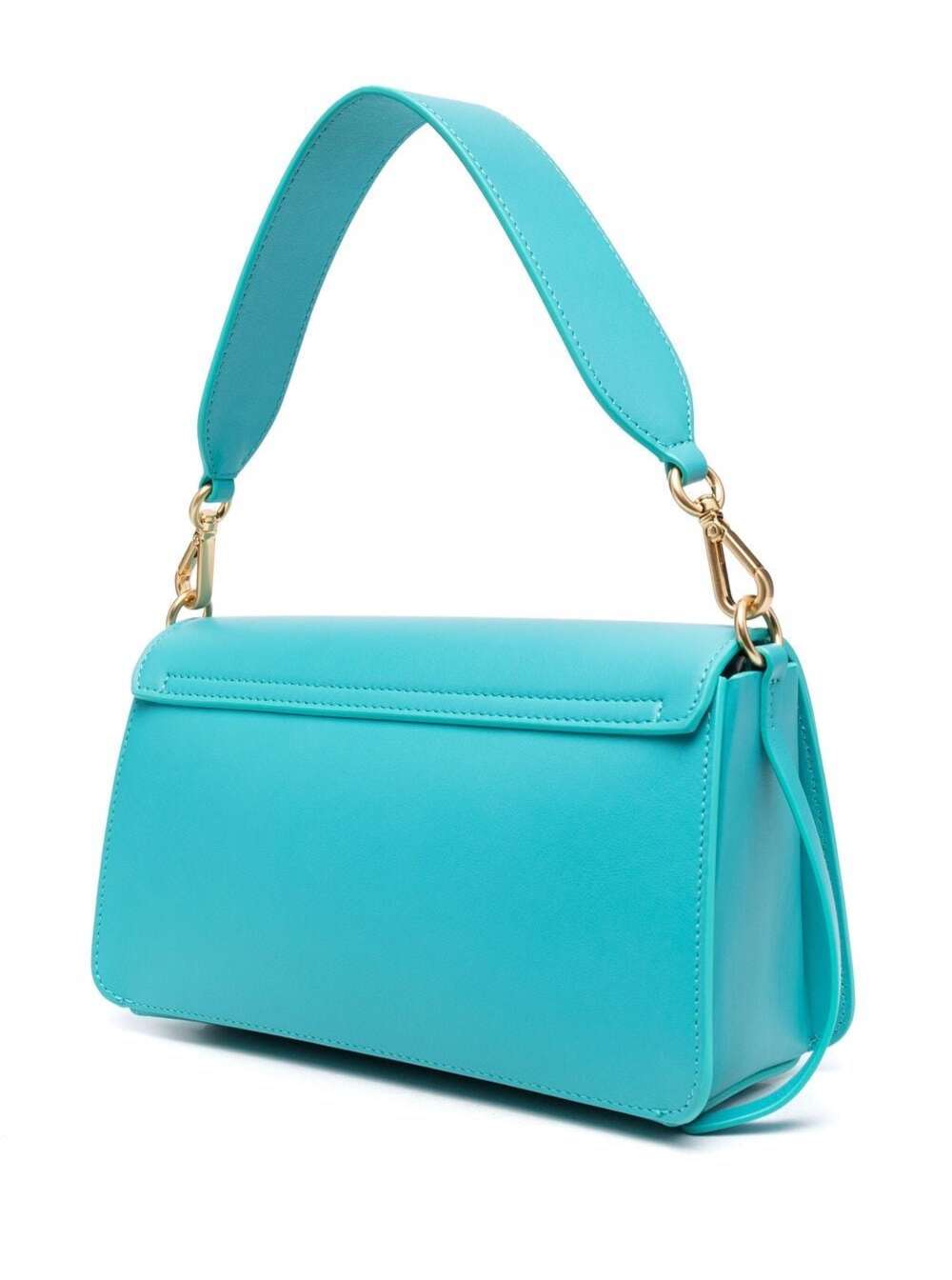 Wandler Womans Georgia Light Blue Leather Shoulder Bag Blu Calf