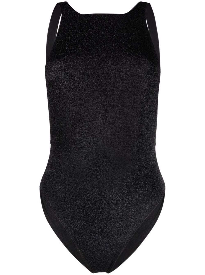 Oséree Woman S Black Lumière One-Piece Swimsuit Polyamide Metallic Beachwear
