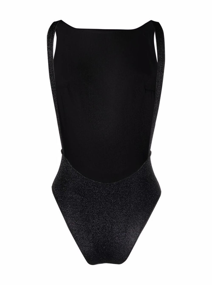 Oséree Woman S Black Lumière One-Piece Swimsuit Polyamide Metallic Beachwear