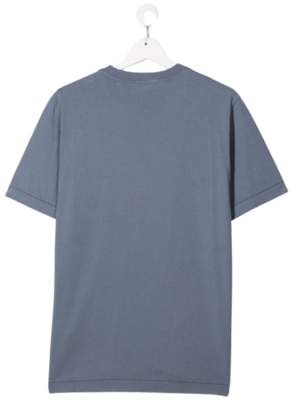 Stone Island Kids Sugar Paper Cotton T-Shirt With Logo Light Blue Tshirts And Polo Shirts