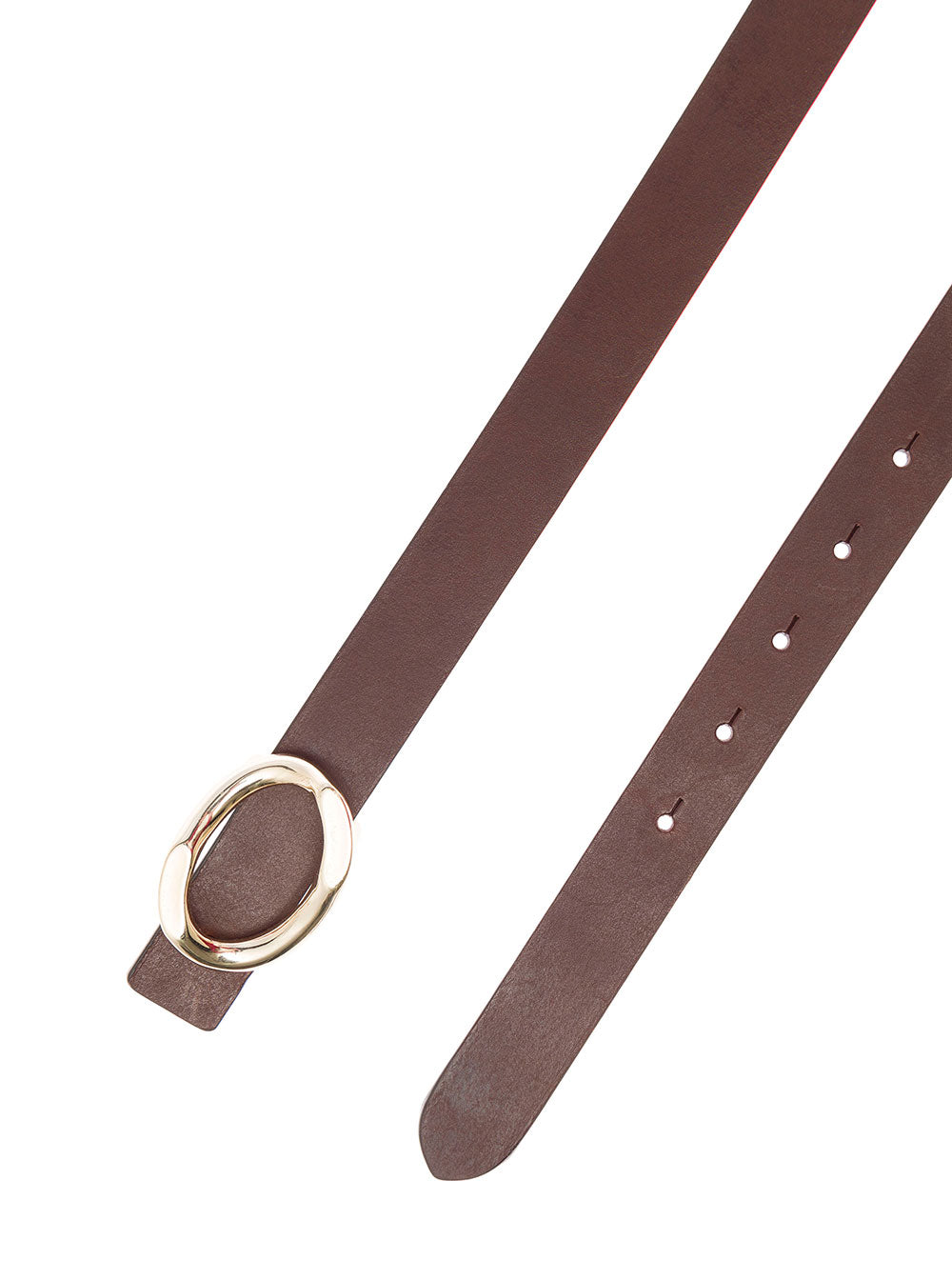 Crida Womans Vara Reversible Leather Belt Blu Calf