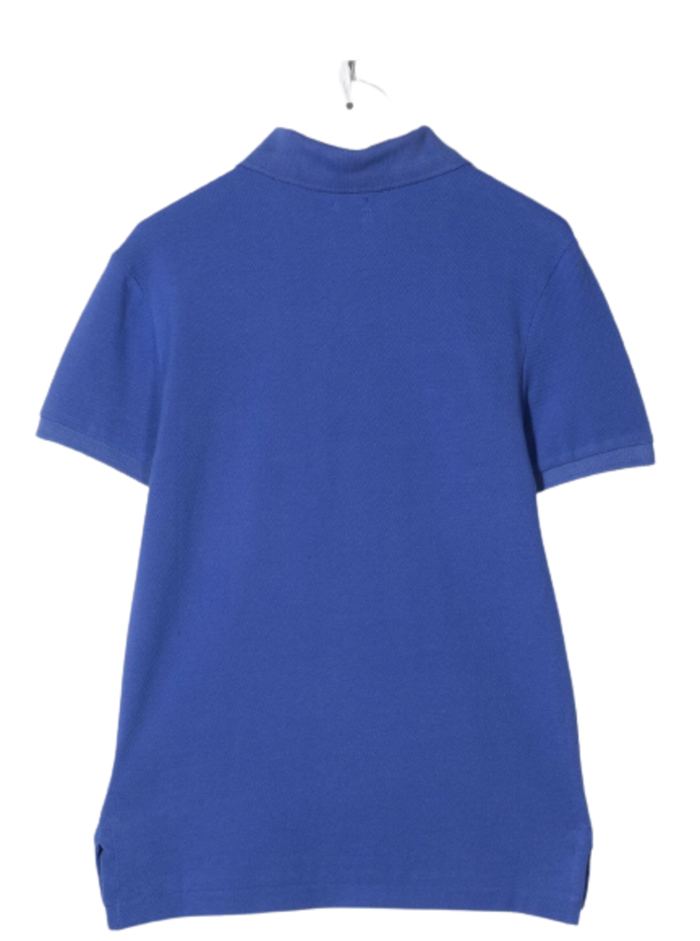 Polo Ralph Lauren Kids Baby Boys Blue Cotton Piquet Shirt With Logo Blu Tshirts And