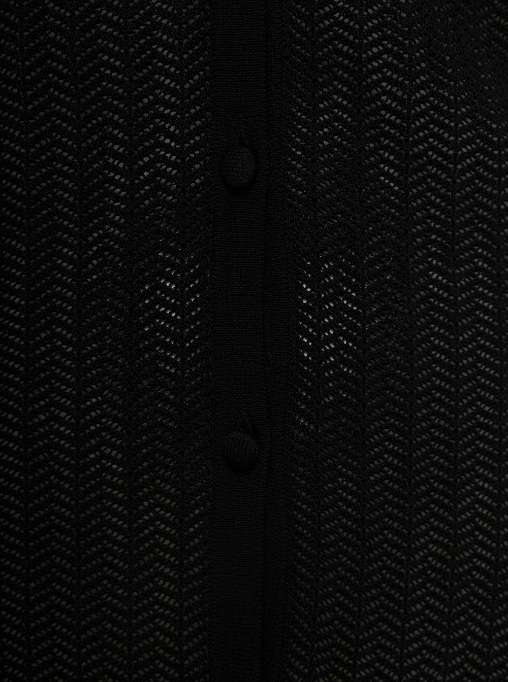 Federica Tosi Womans Visocse Blend Black Cardigan Viscose Polyamide Jersey