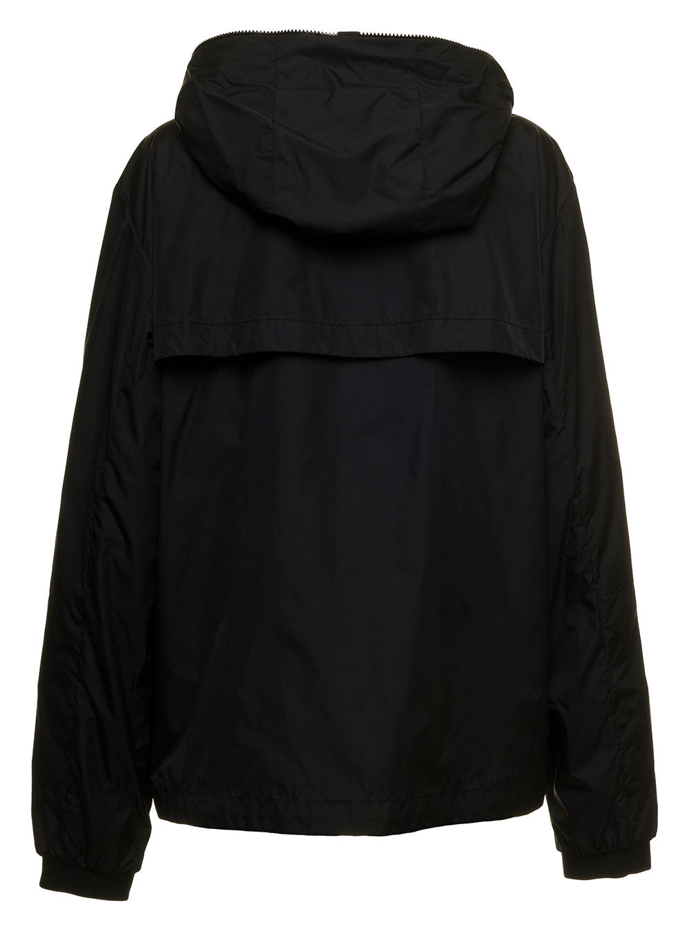 Moncler Womans Black Junichi Nylon Jacket Polyamide
