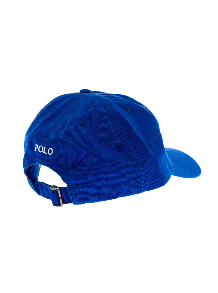 Polo Ralph Lauren Kids Boys Blue Cotton Hat With Logo Blu And Gloves