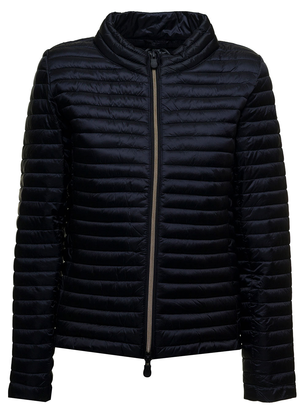 Save The Duck Womans Alice Blue Nylon Ecological Down Jacket Blu