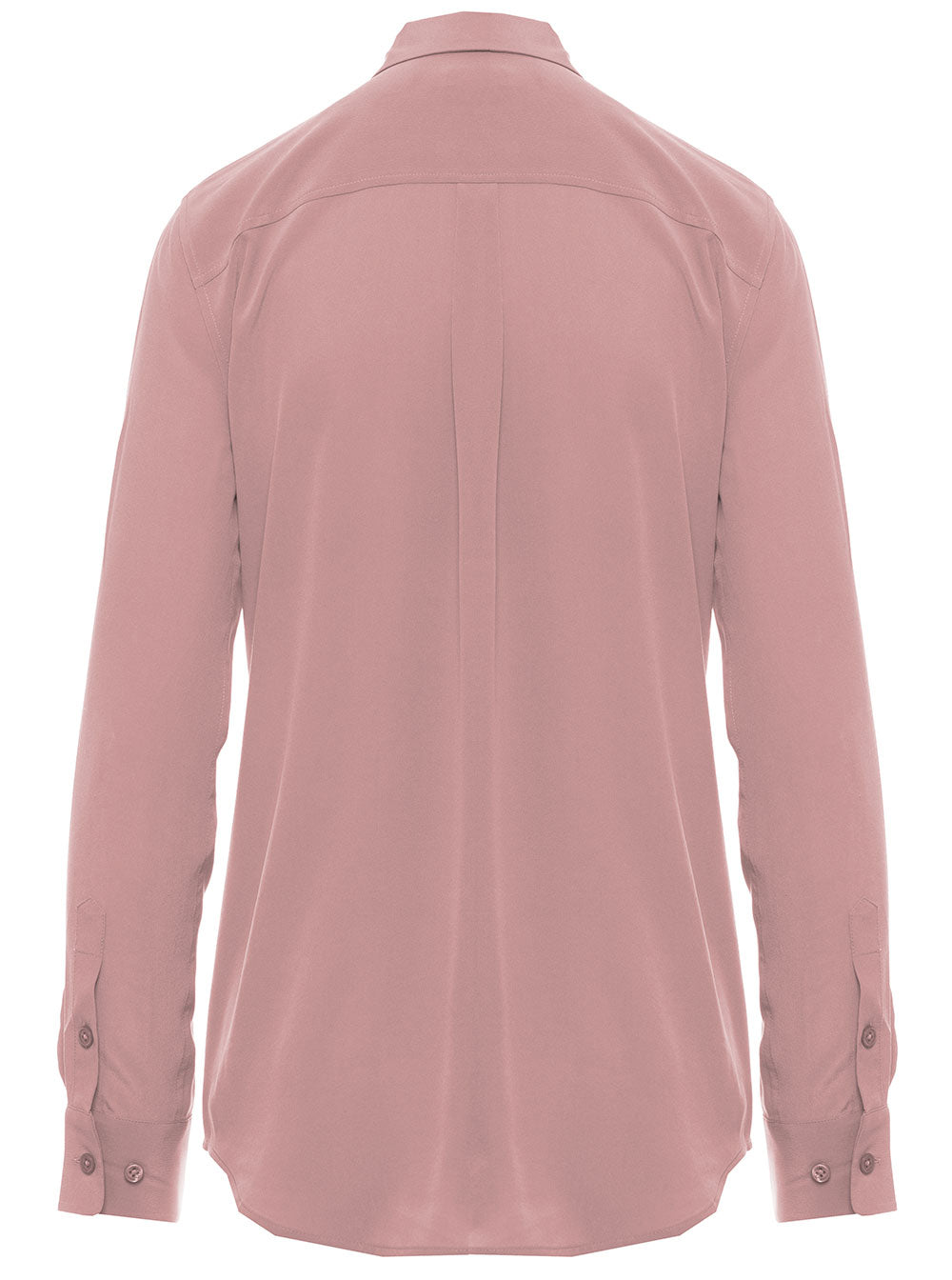 Equipment Womans Pink Silk Shirt And Blouses