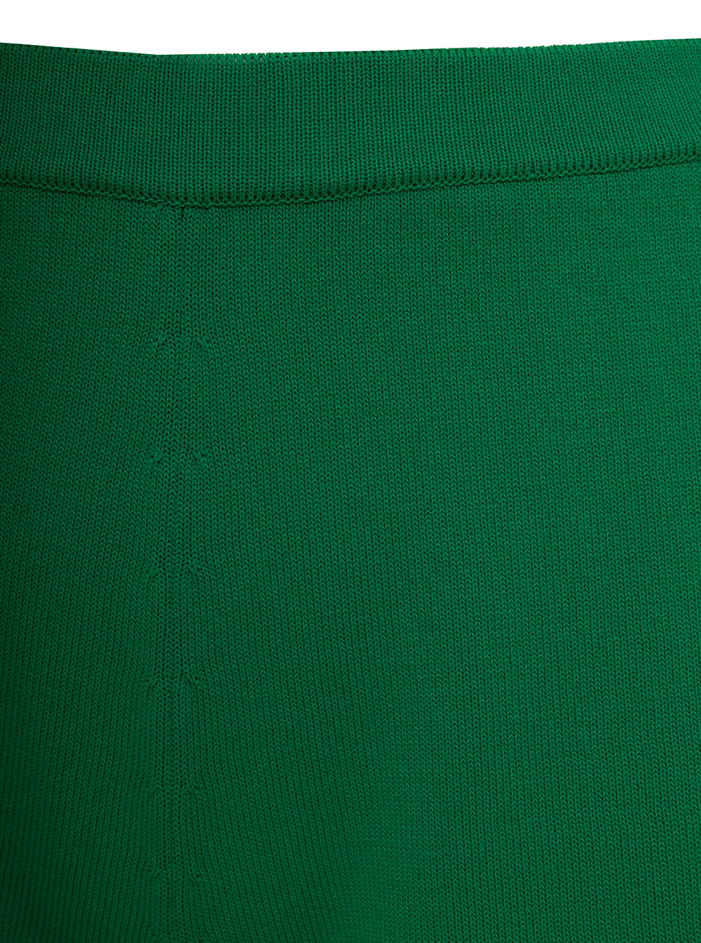 Federica Tosi Womans Green Viscose Blend Wide Leg Trousers Polyamide