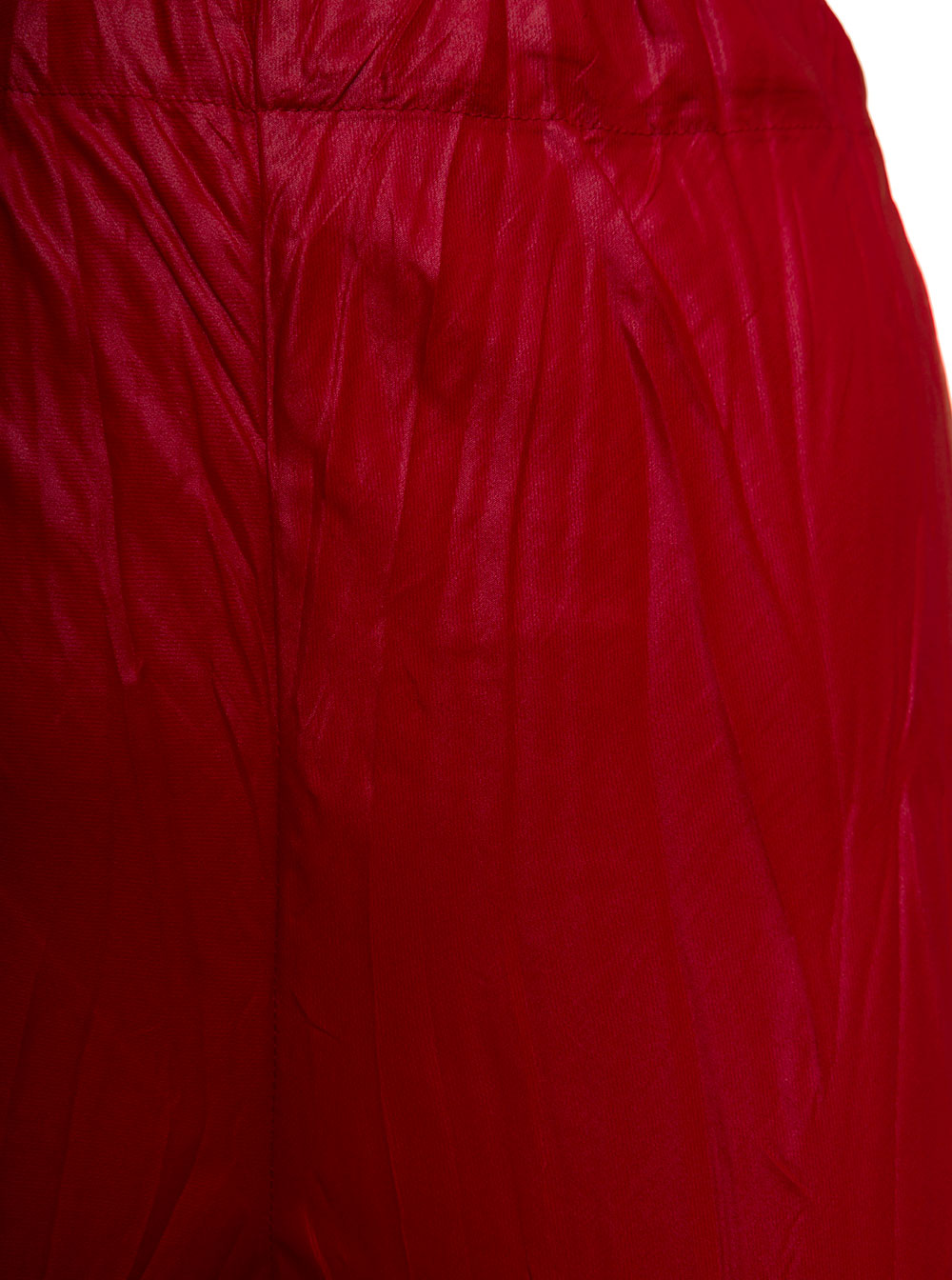Philosophy Di Lorenzo Serafini Womans Red Wrinkled Satintrousers Polyester Trousers