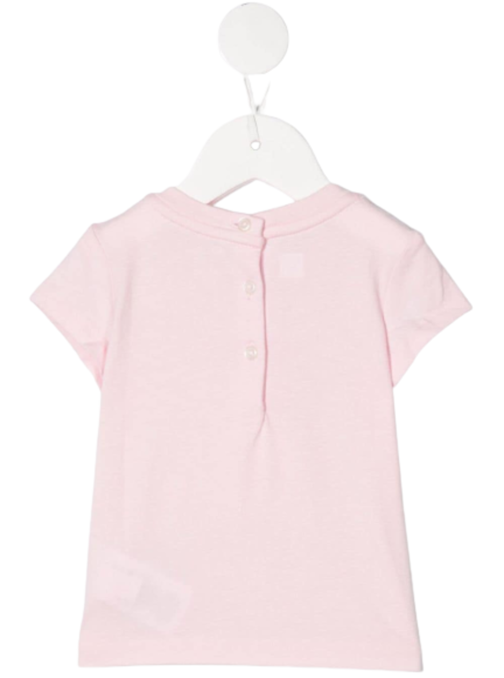 Polo Ralph Lauren Kids Baby Girls Pink Cotton T-Shirt With Logo Print Tshirts And Shirts