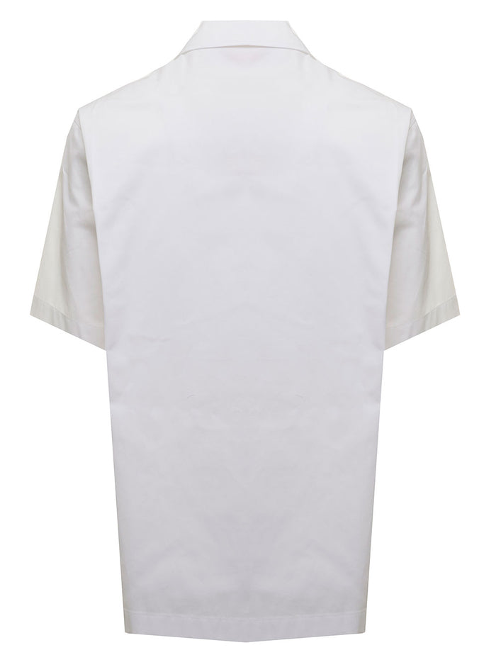 Off White Mans Diag Holiday Cotton Shirt And Blouses