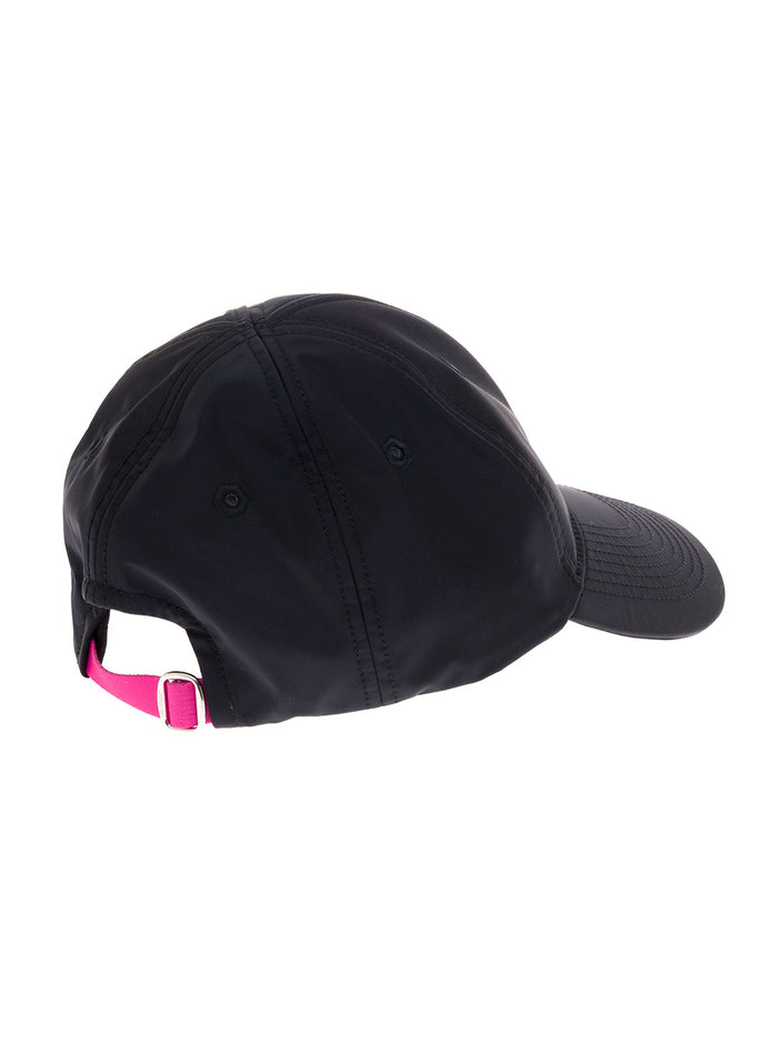 Off White Womans Scrpit Black Nylon Hat Polyamide And Gloves
