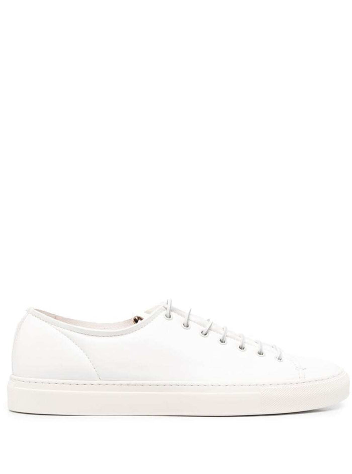 Buttero Mans Tanino White Leather Sneakers Calf