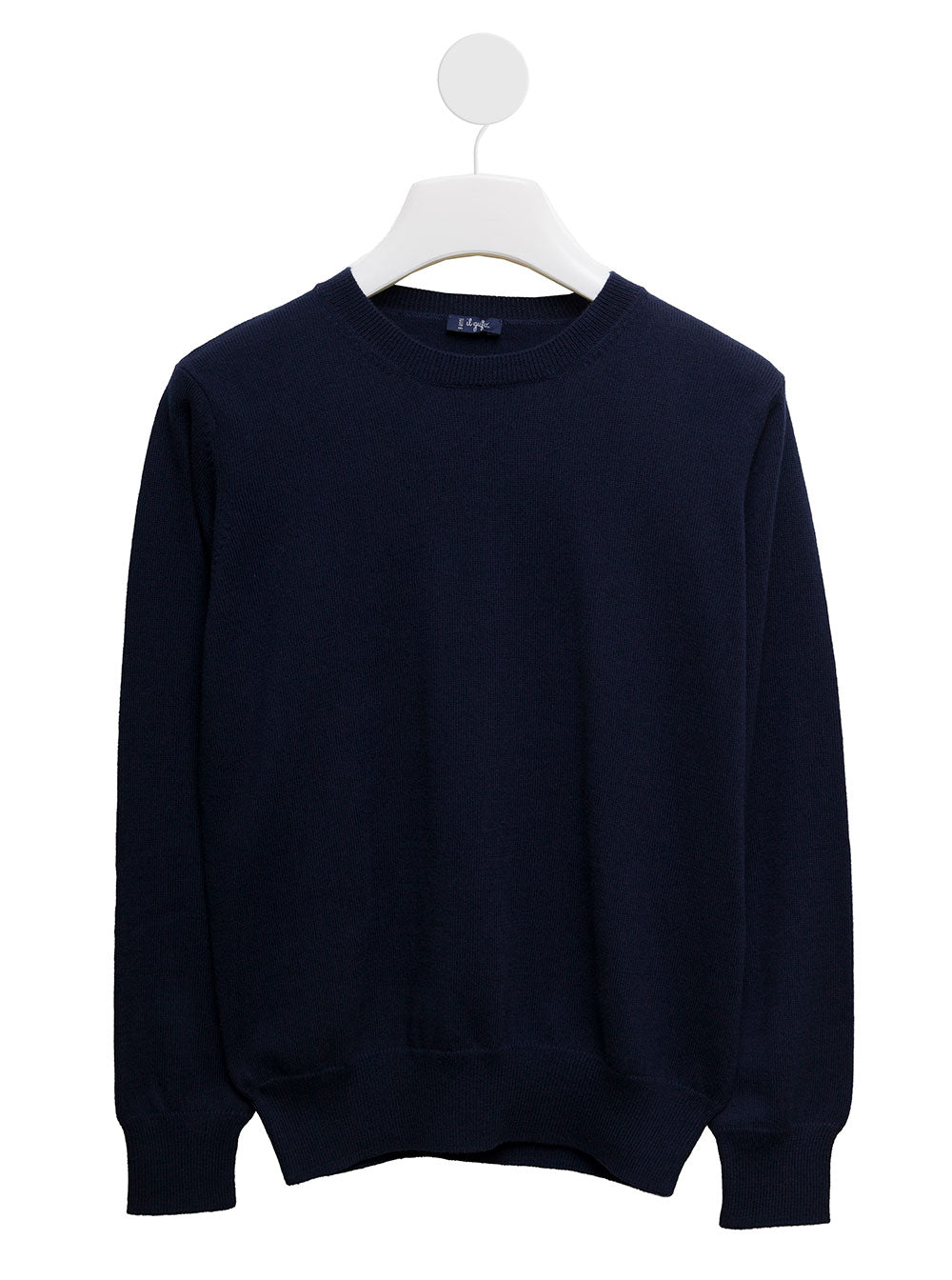 Il Gufo Kids Boys Blue Cotton Sweater Blu Jersey