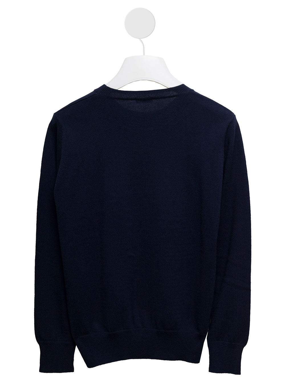 Il Gufo Kids Boys Blue Cotton Sweater Blu Jersey