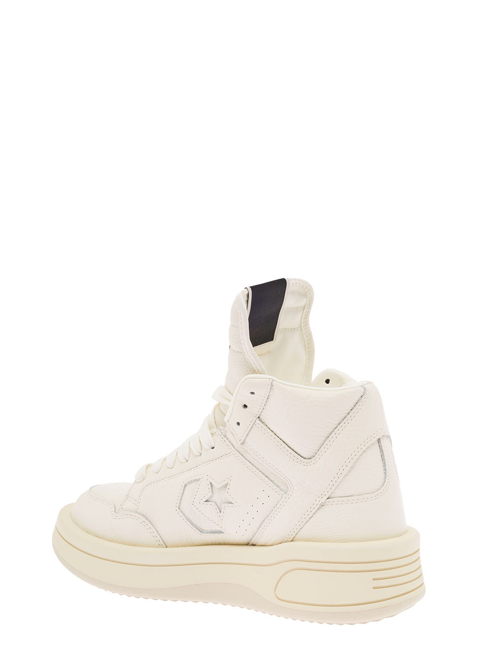 Converse X Darkshdw Mans White Leather High Top Turboxpn Sneakers