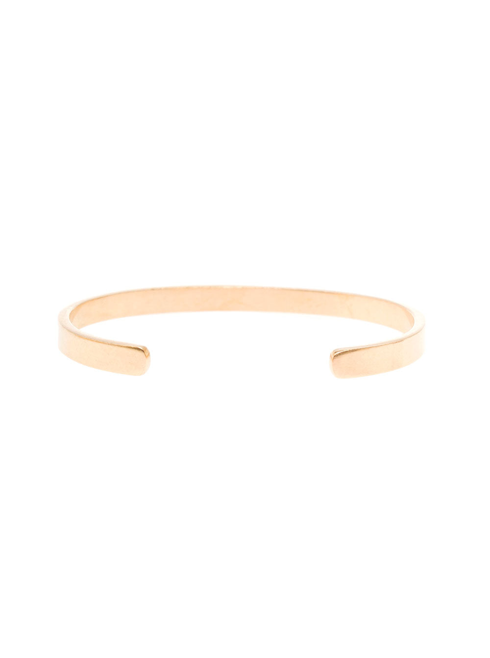 Maison Margiela Womans Gold Colored Silver Bracelet With Engraved Logo Metallic