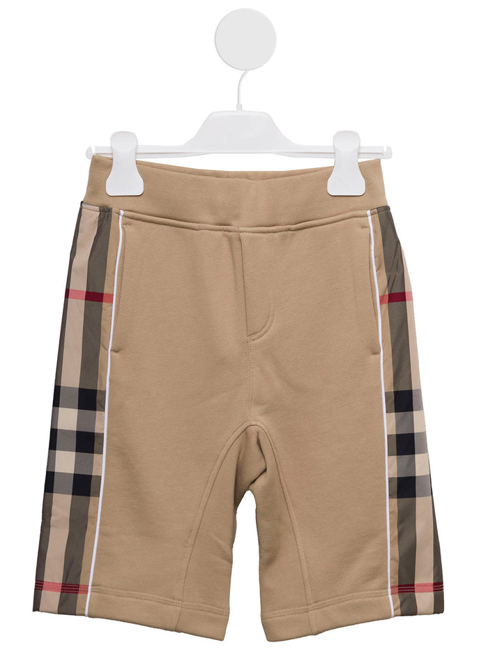 Graham Beige Cotton Shorts And Bermuda