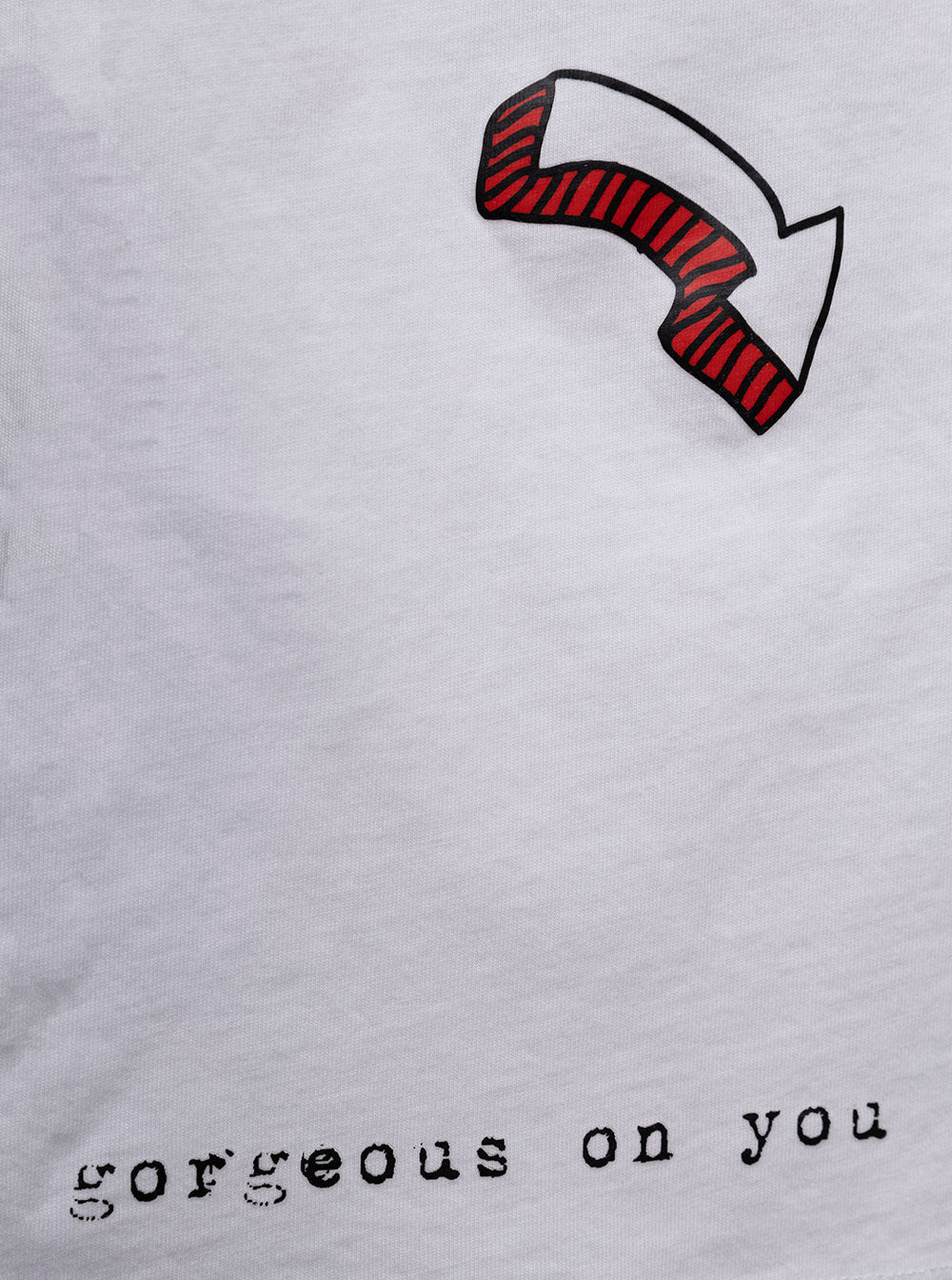 Semicouture Womans White Cotton T-Shirt With Logo Print Tshirts And Polo Shirts