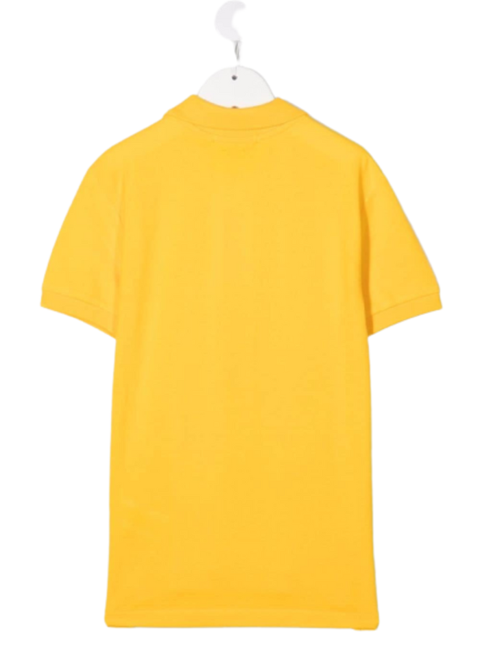 Polo Ralph Lauren Kids Boys Yellow Cotton Piquet Shirt Tshirts And
