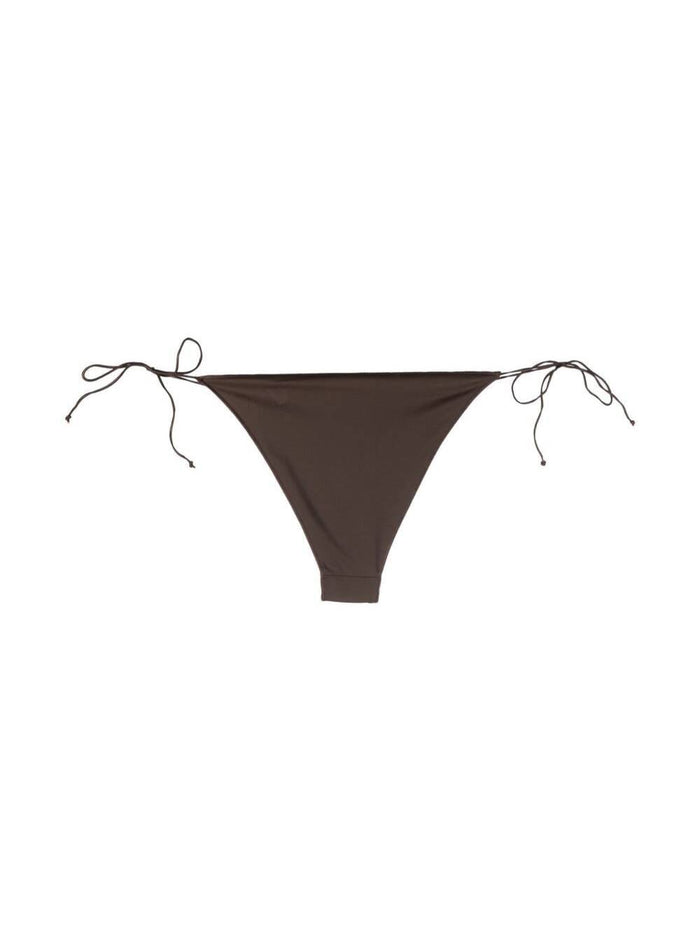 Oséree Womans Eco Brown Fabric Bikini Bottom Recycled Polyamide Elastane Underwear