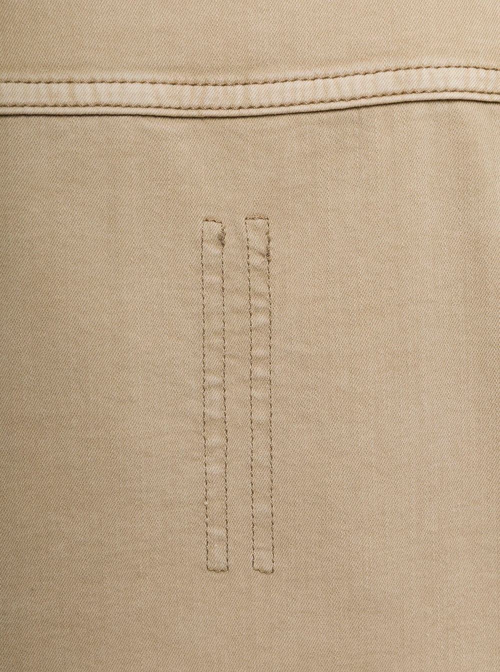 Single-Breasted Beige Cotton Jacket Drkshdw Man Polyester Rubber Blazers