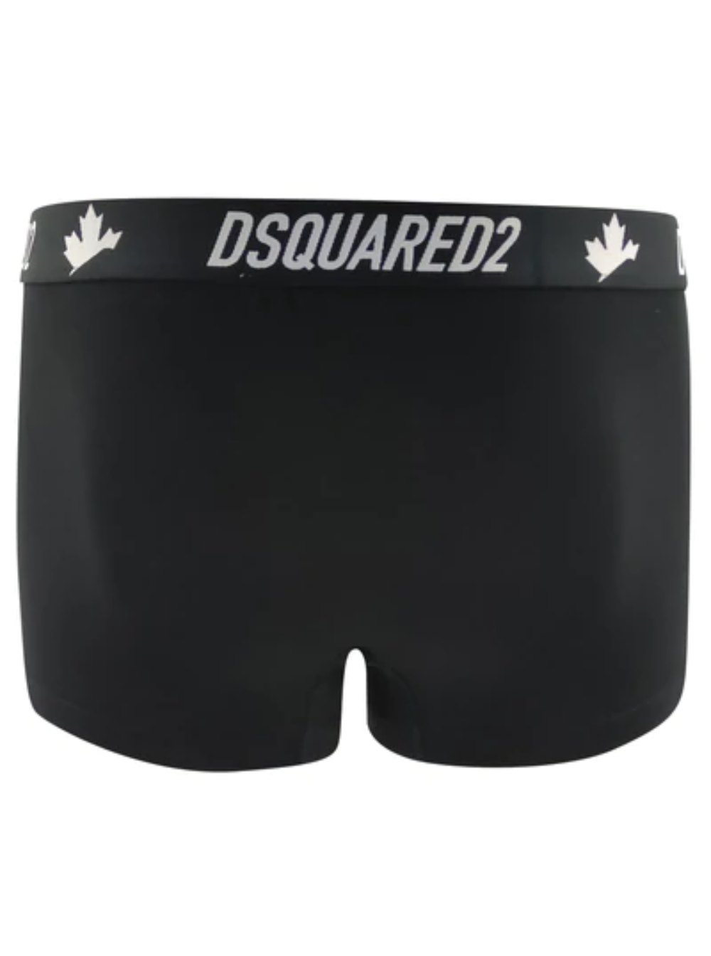 Black Cotton Boxer With Logoprint D-Squared2 Man Elastane Underwear