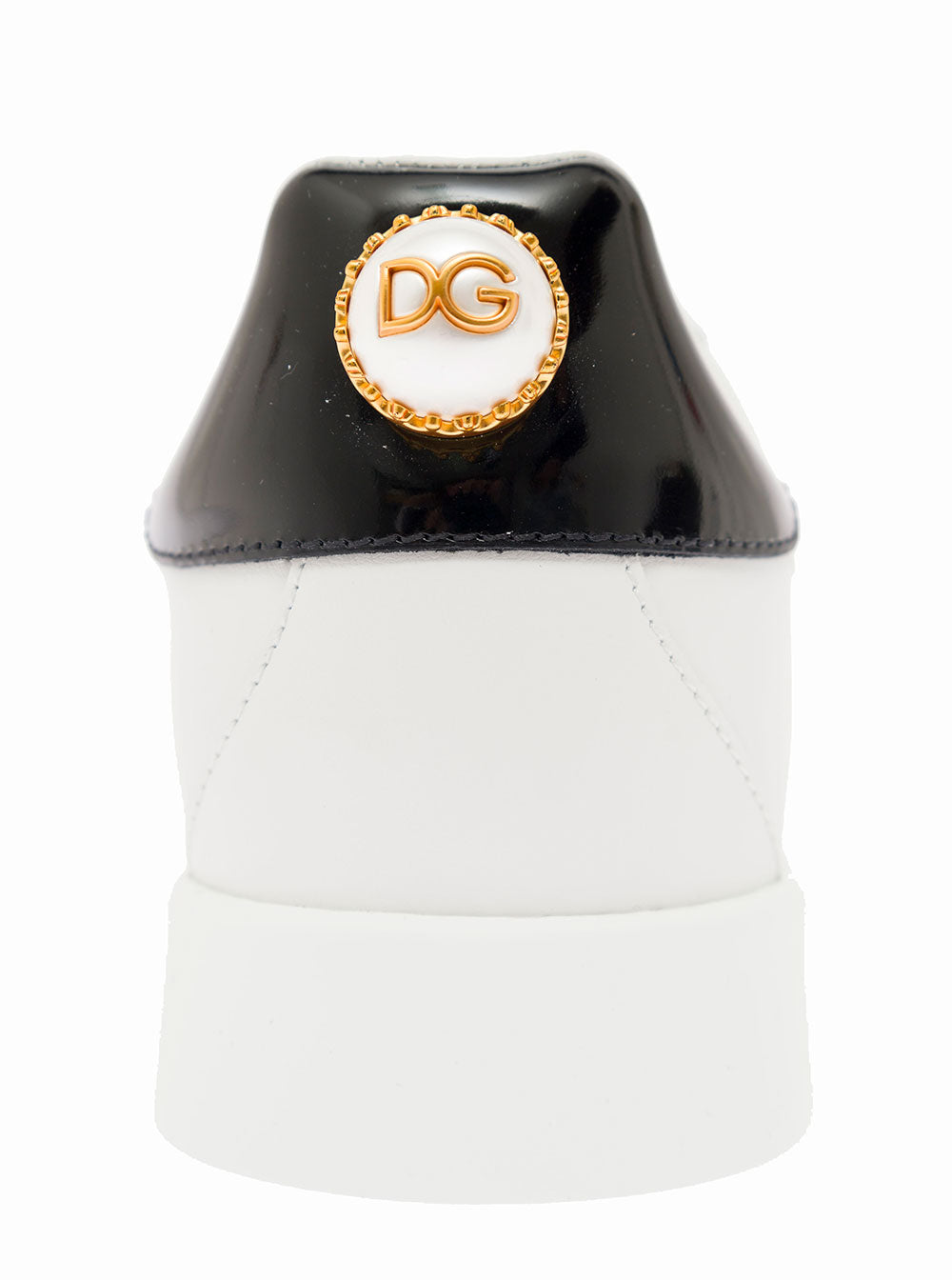 Sneaker Portofino Pelle Bianca Dolce & Gabbana Donna White Vitello