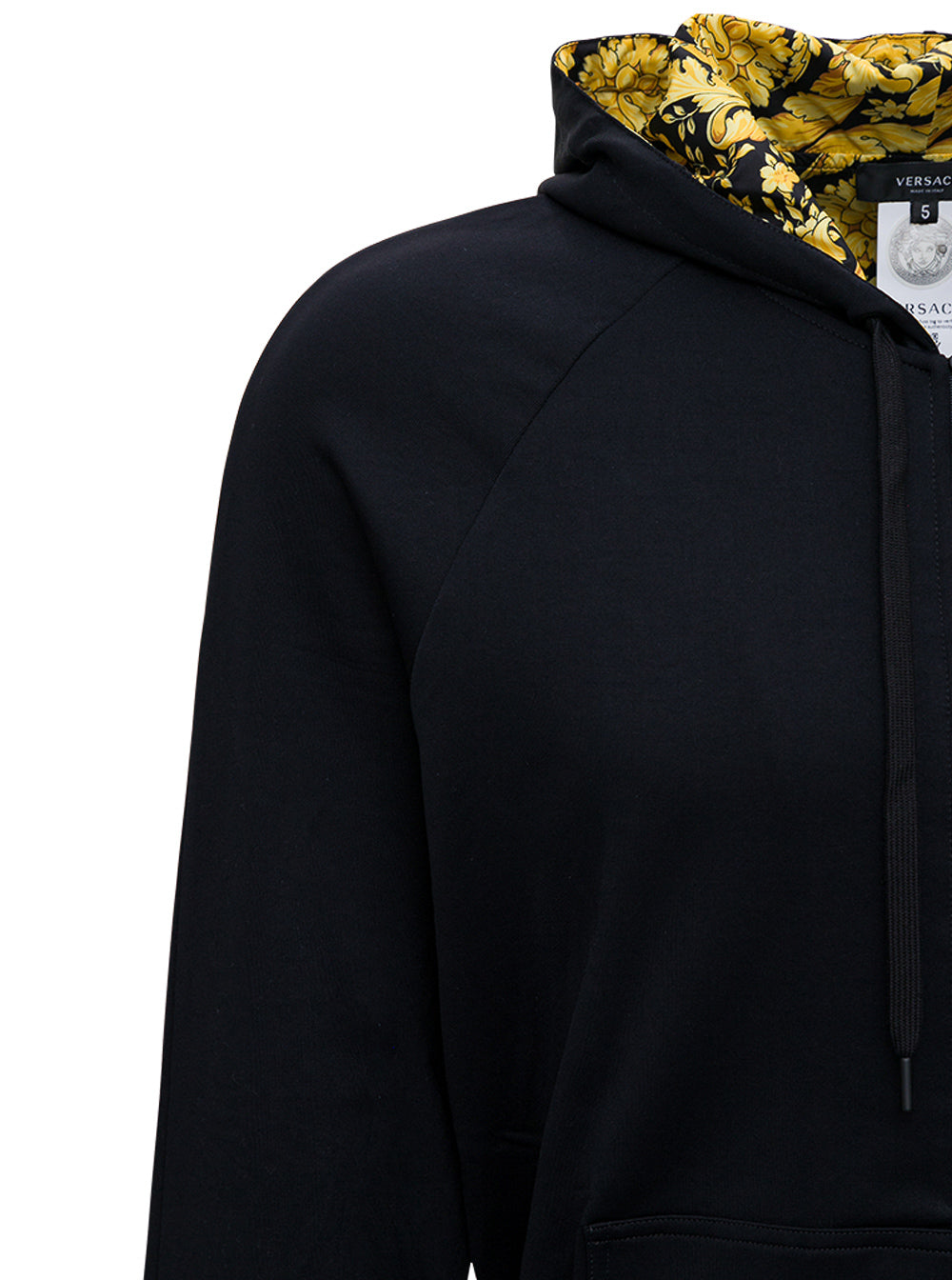 Felpa Jersey Tecnico Black Polyamide Cotton Sweatshirts