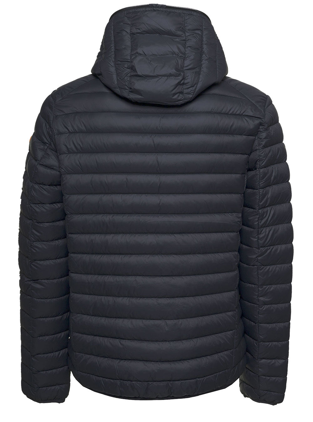 Ecological Black Quilted Nylon Down Jacket Save The Duck Man