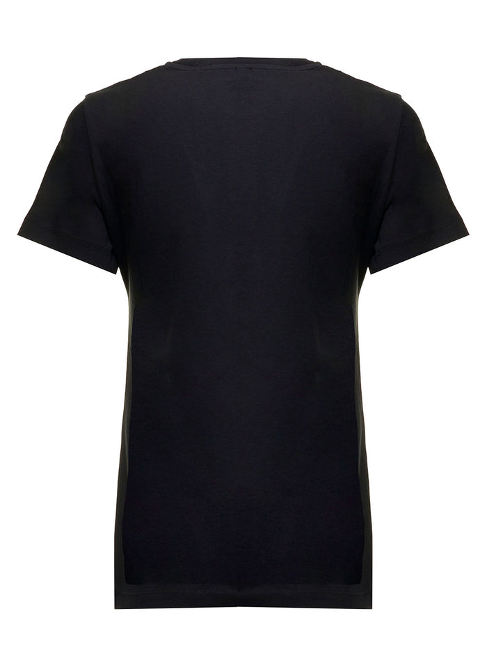 Black Cotton T-Shirt With Tiger Logo Kenzo Woman Tshirts And Polo Shirts