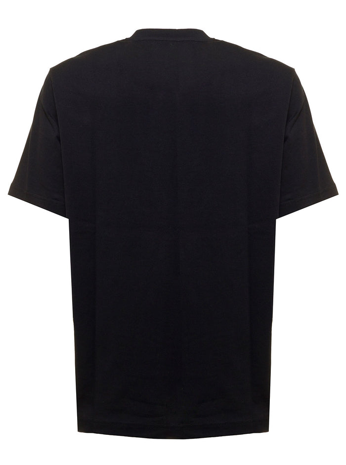 Black Jersey T-Shirt With Tiger Seasonal Logo Kenzo Man Cotton Tshirts And Polo Shirts
